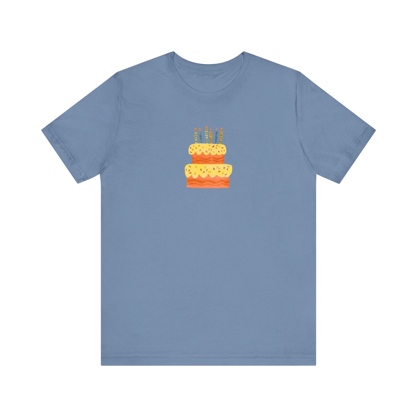 Birthday Cake Graphic T-Shirt