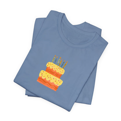 Birthday Cake Graphic T-Shirt
