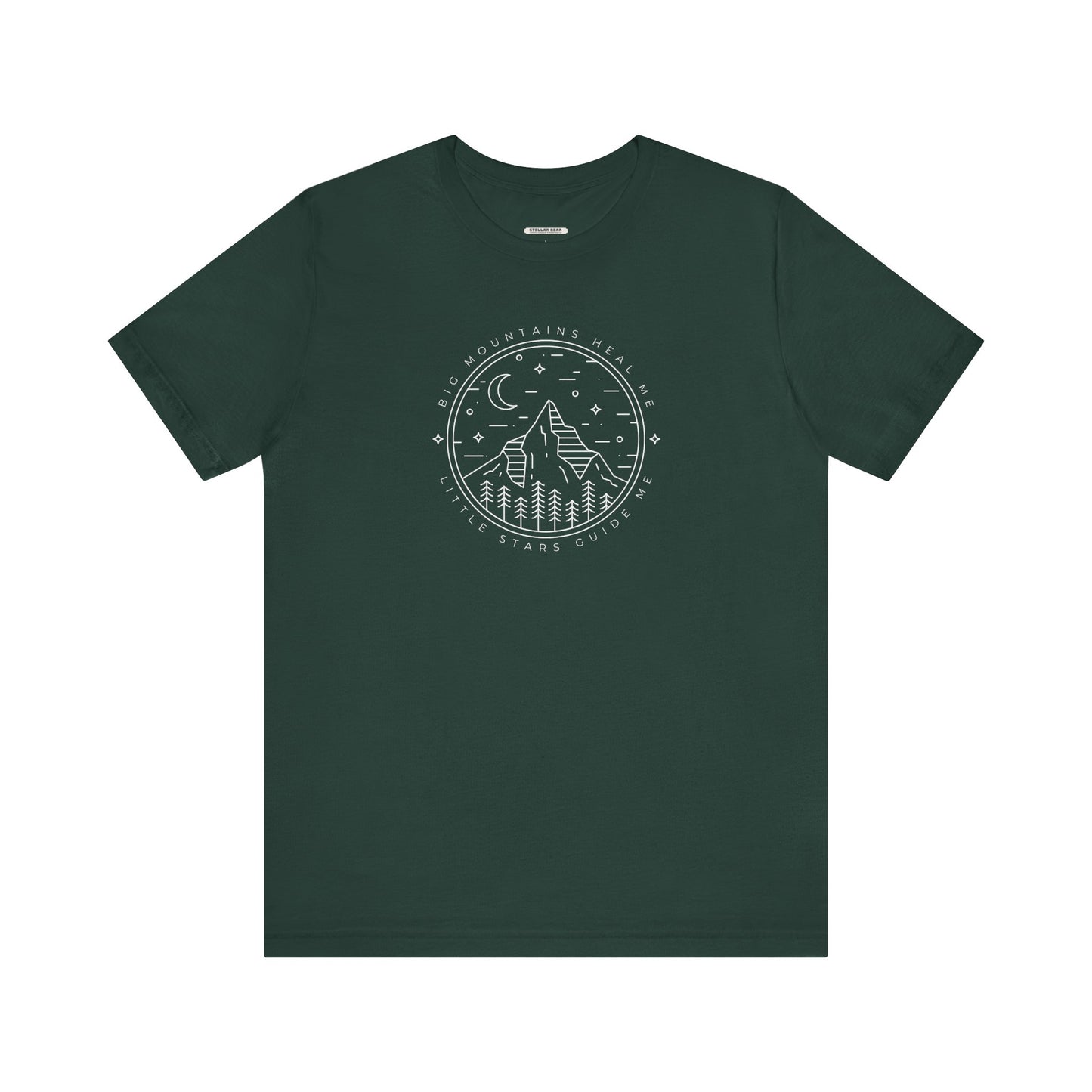 Big Mountains Heal Me, Little Stars Guide Me Graphic T-Shirt