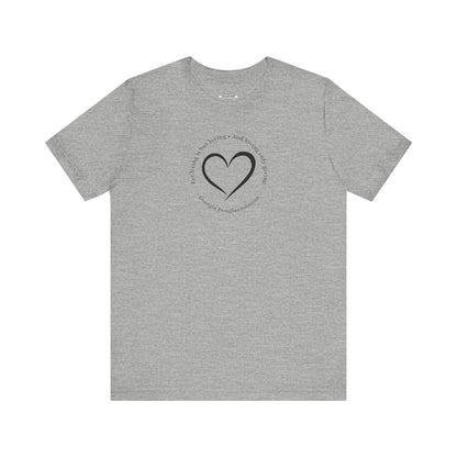 For Living is But Loving, and Loving Only Giving Quote T-Shirt (Georgia Douglas Johnson)