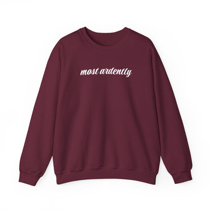 Most Ardently Minimalist Style Sweatshirt (Jane Austen)