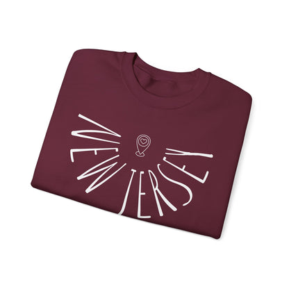 New Jersey Liquid Letters Graphic Sweatshirt