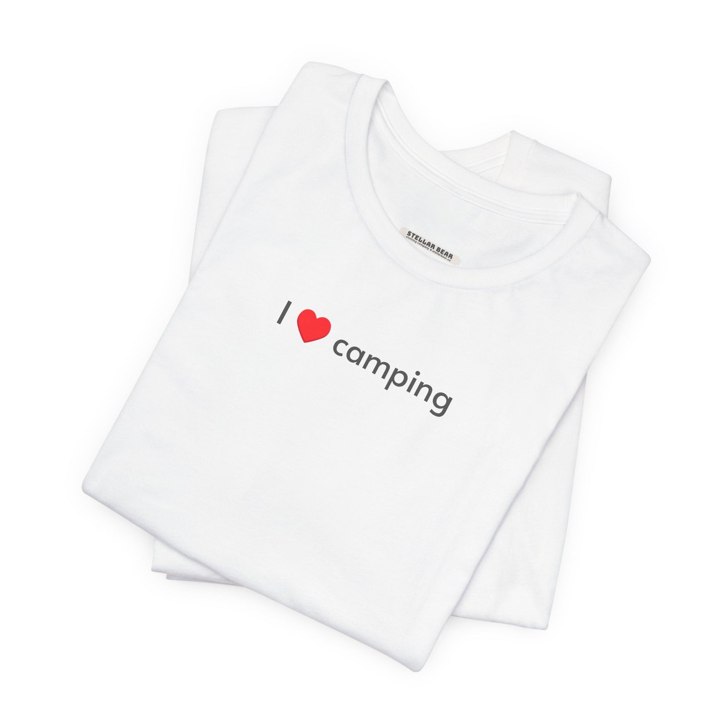 I Love Camping Minimalist Style T-Shirt