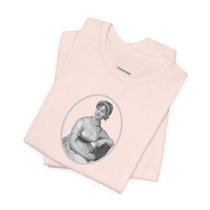 Jane Austen Portrait Vintage Graphic T-Shirt