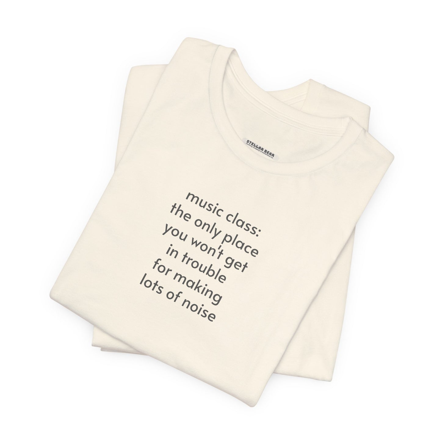 Music Class Make Noise Minimalist Style T-Shirt