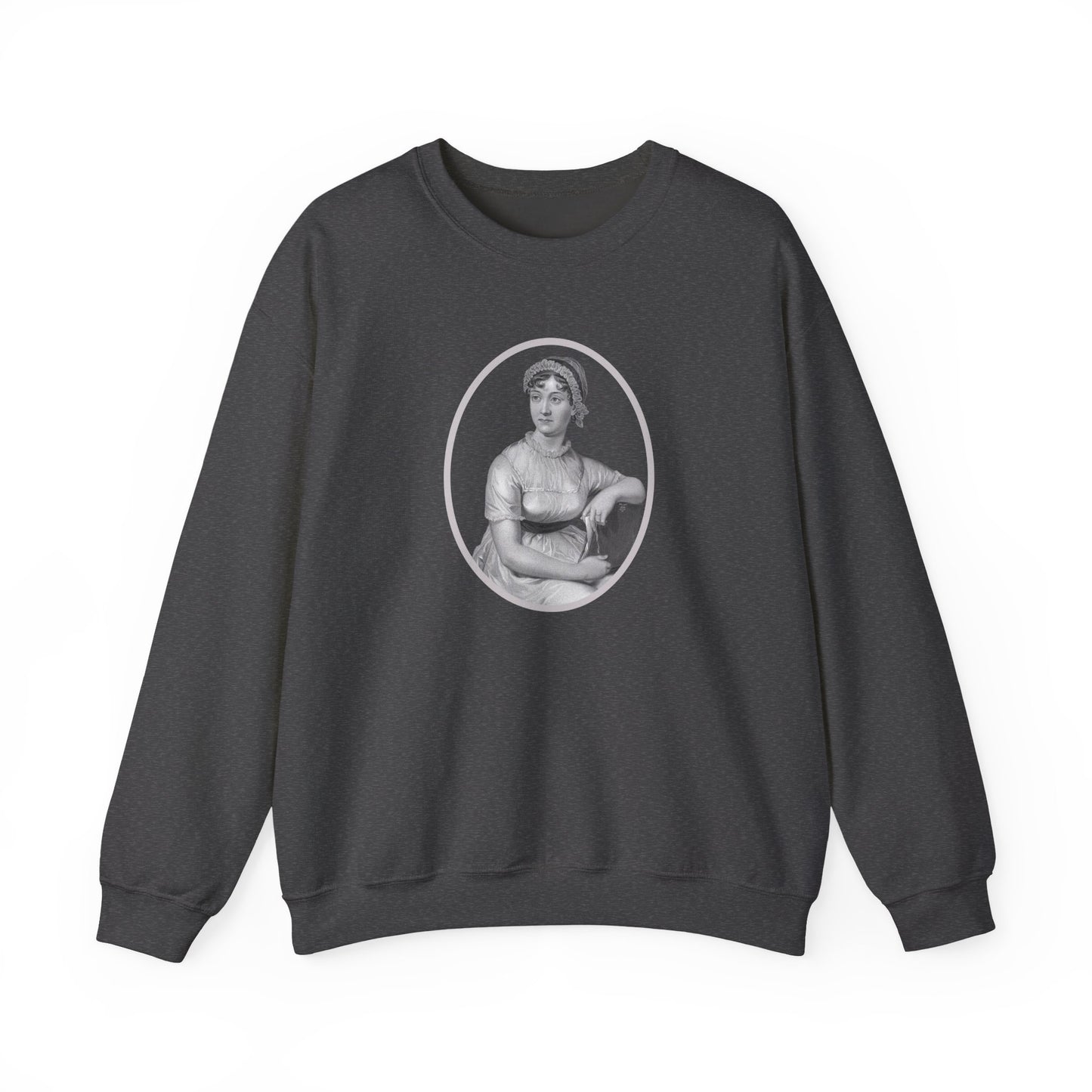 Jane Austen Portrait Vintage Graphic Sweatshirt