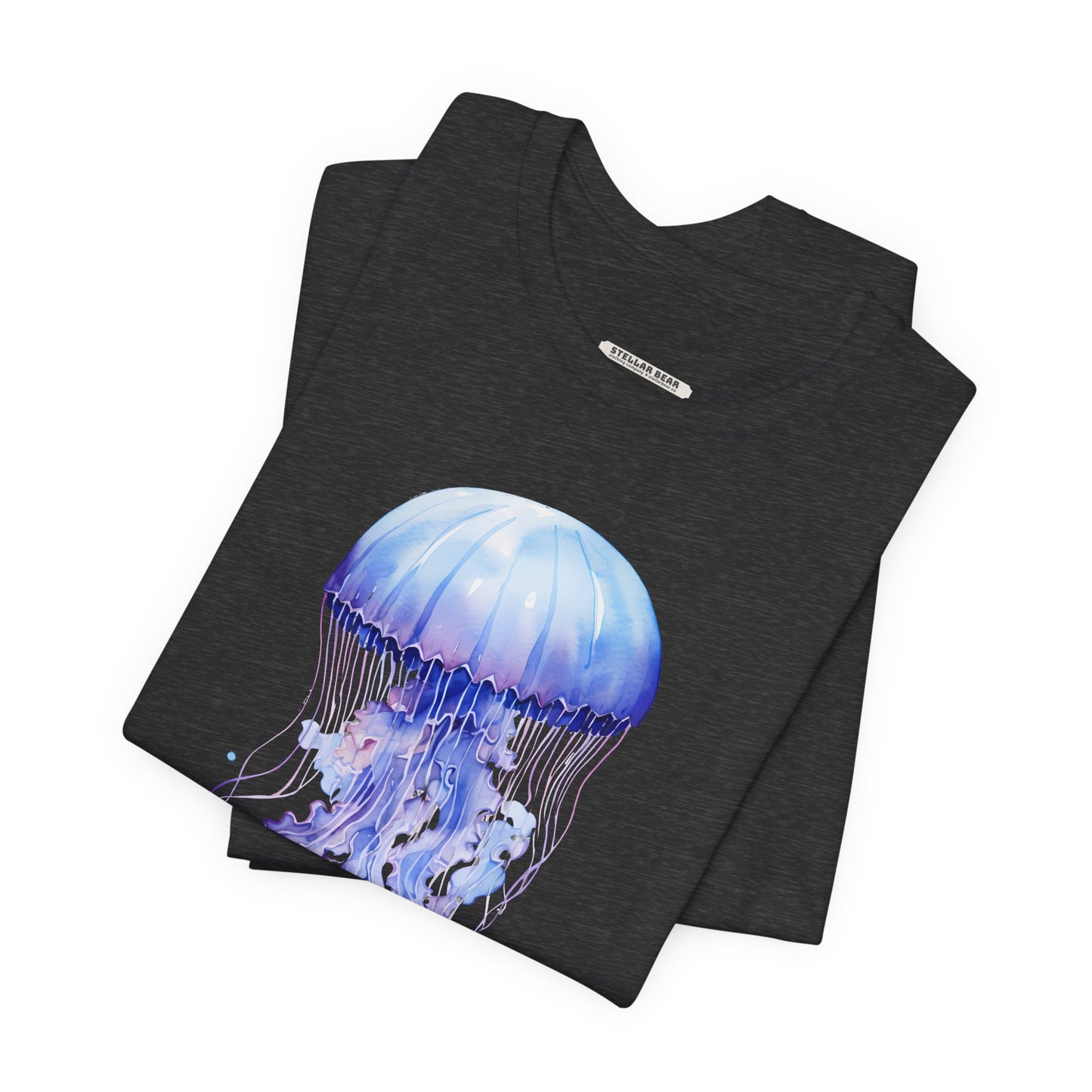Jellyfish Lavender Blue Graphic T-Shirt