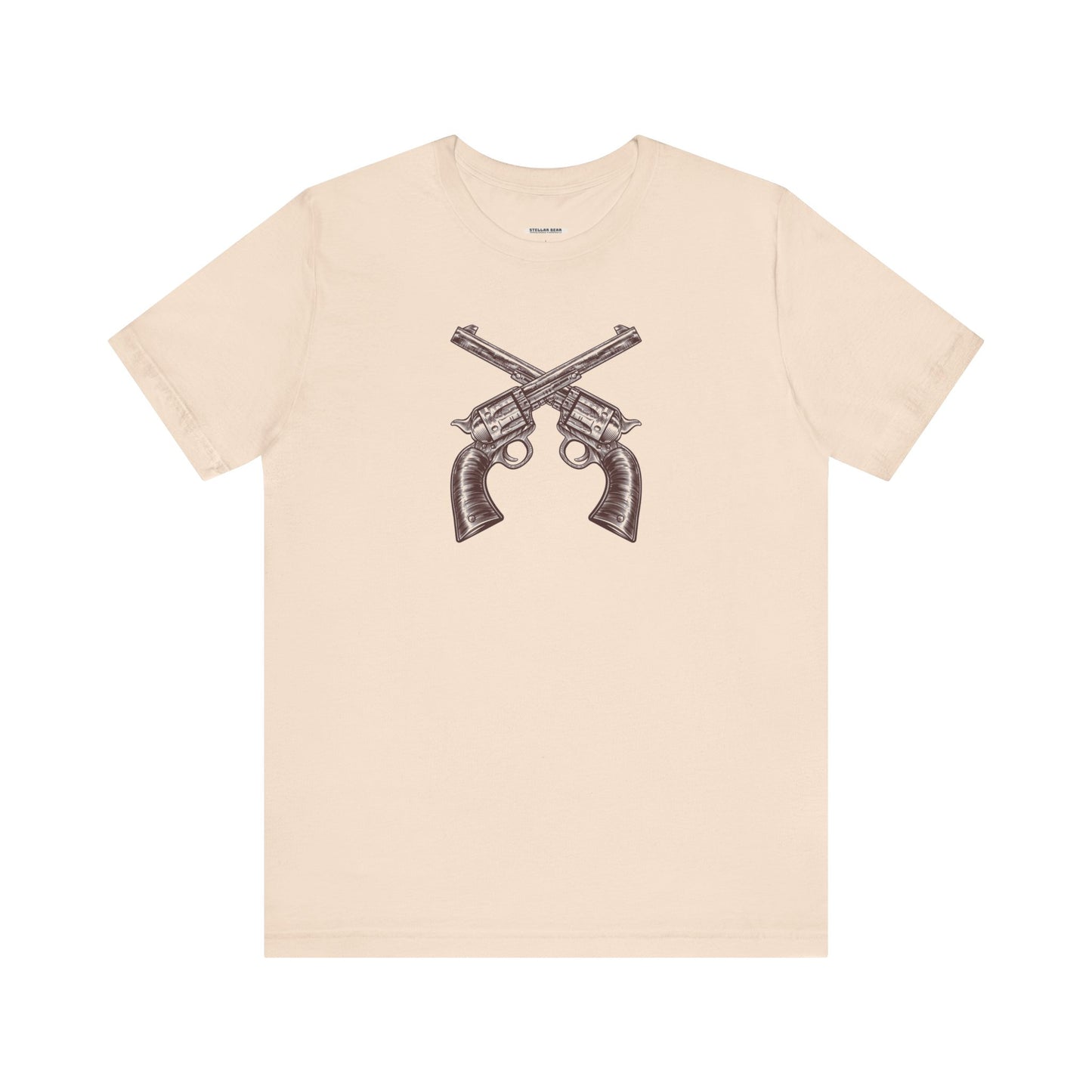 Pistols Crossed Vintage Objects Graphic T-Shirt