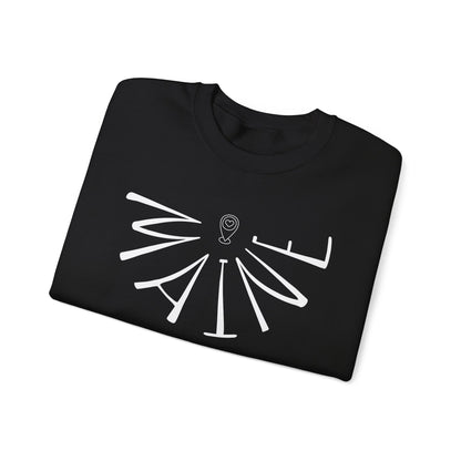 Maine Liquid Letters Sweatshirt