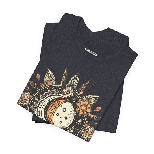 Sun and Moon Floral Graphic T-Shirt