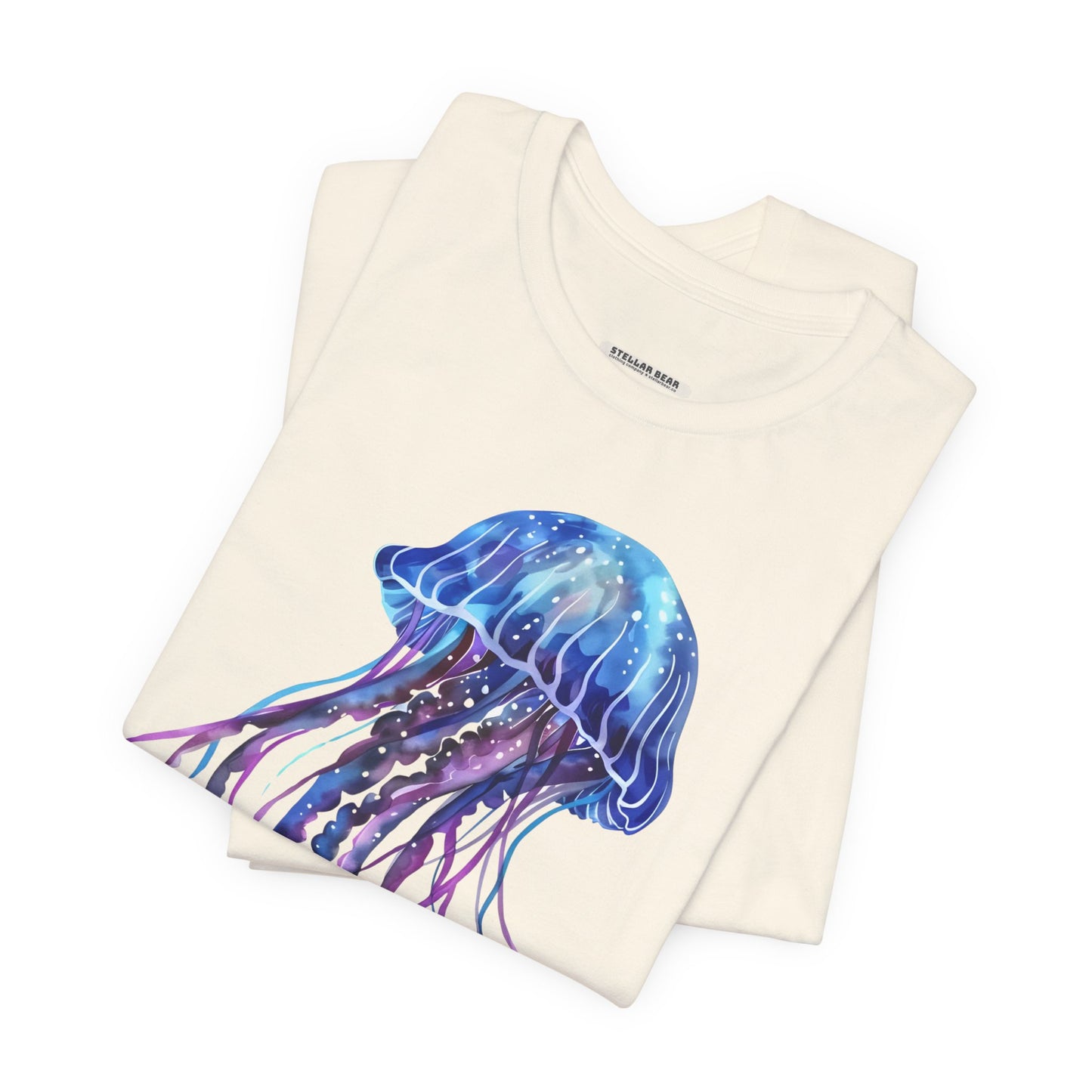 Jellyfish Blue Purple Graphic T-Shirt