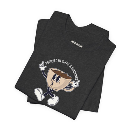 Powered by Coffee and Deadlines Graphic T-Shirt