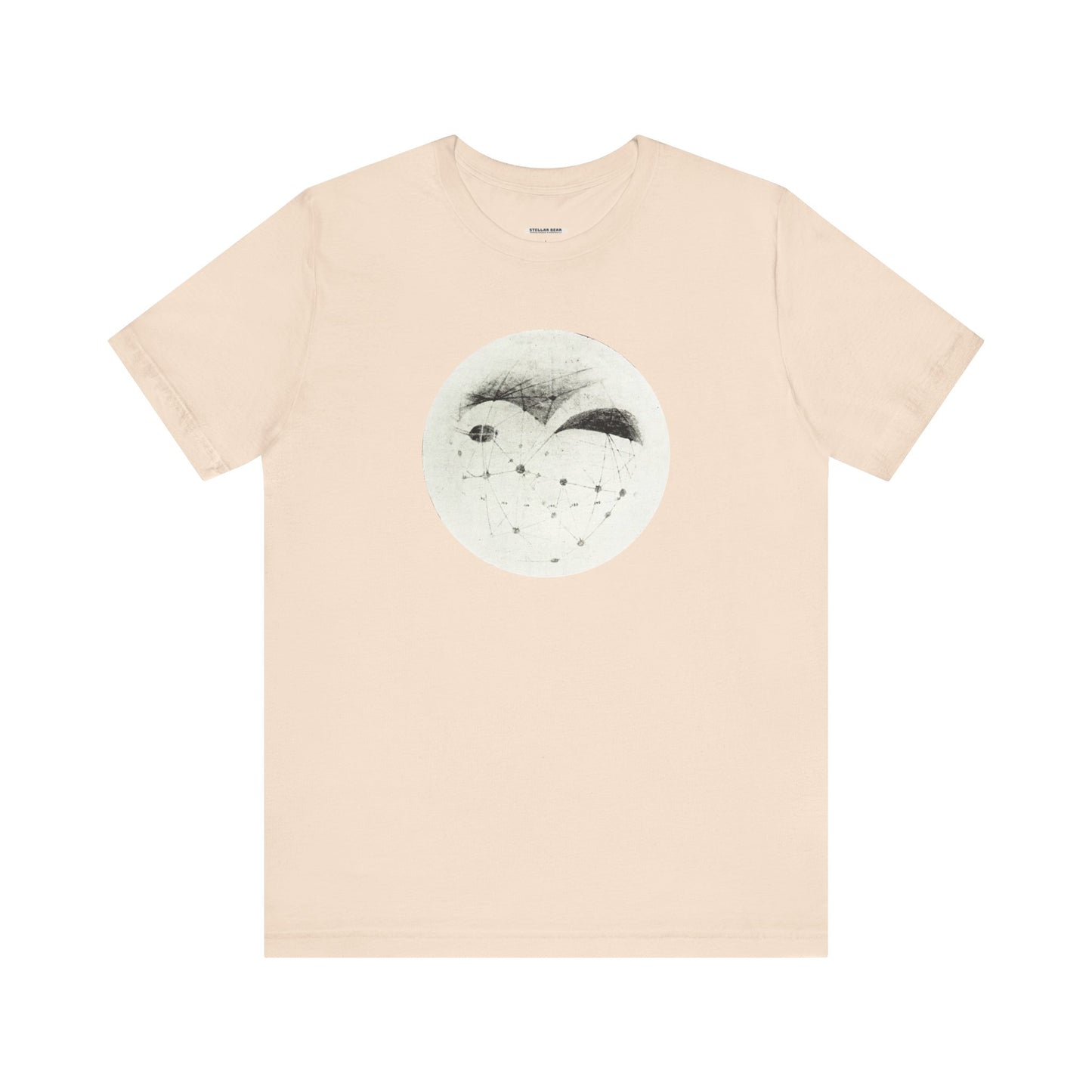 Longitude 120° on the Meridian of Mars 1895 Illustration Vintage Graphic T-Shirt