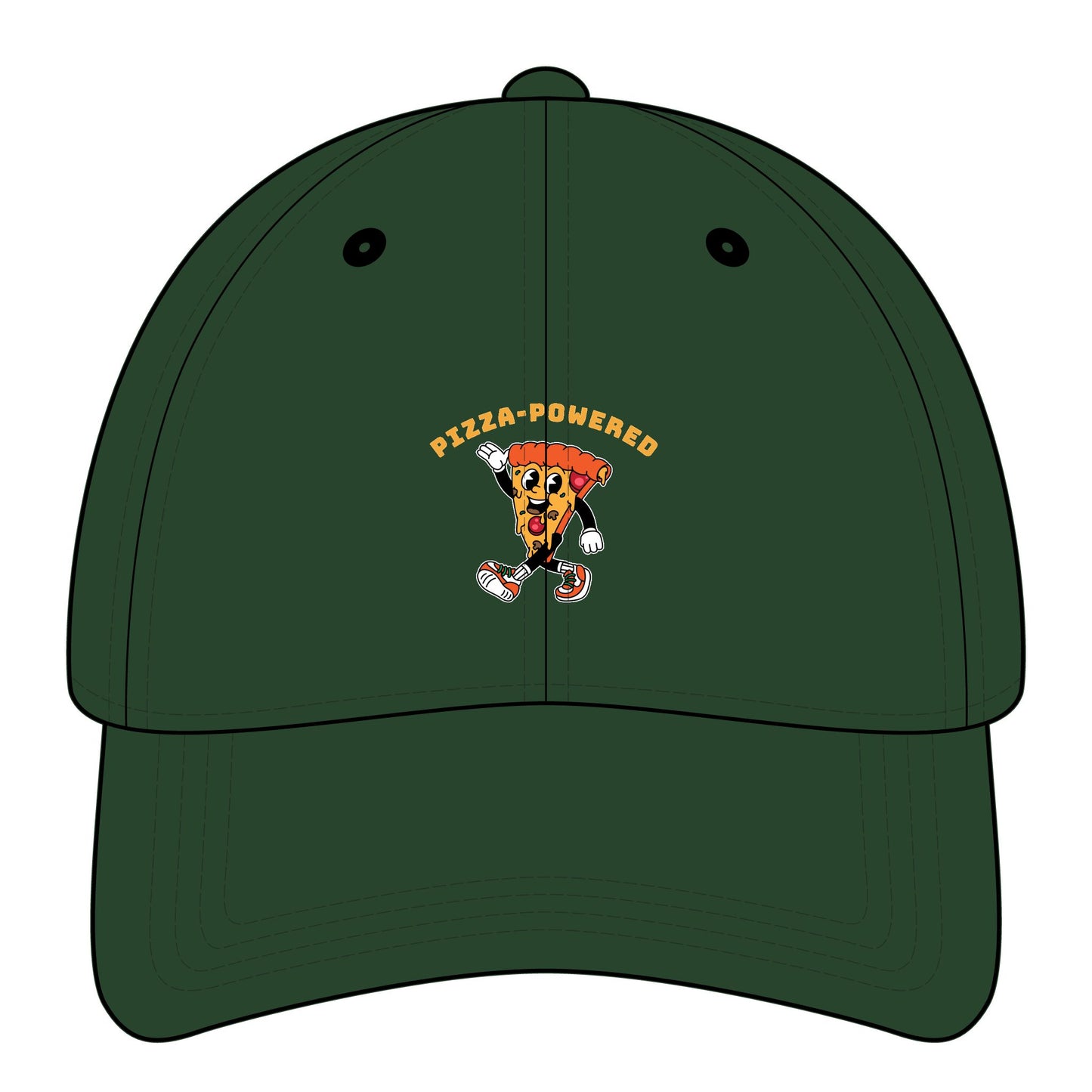 Pizza-Powered Graphic Cap
