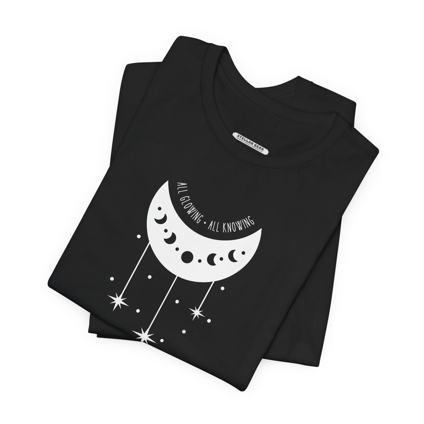 All Glowing All Knowing Moon Graphic T-Shirt