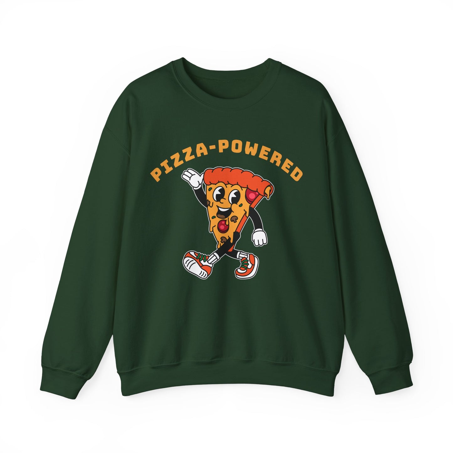 Pizza-Powered Graphic Sweatshirt
