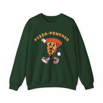 Pizza-Powered Graphic Sweatshirt