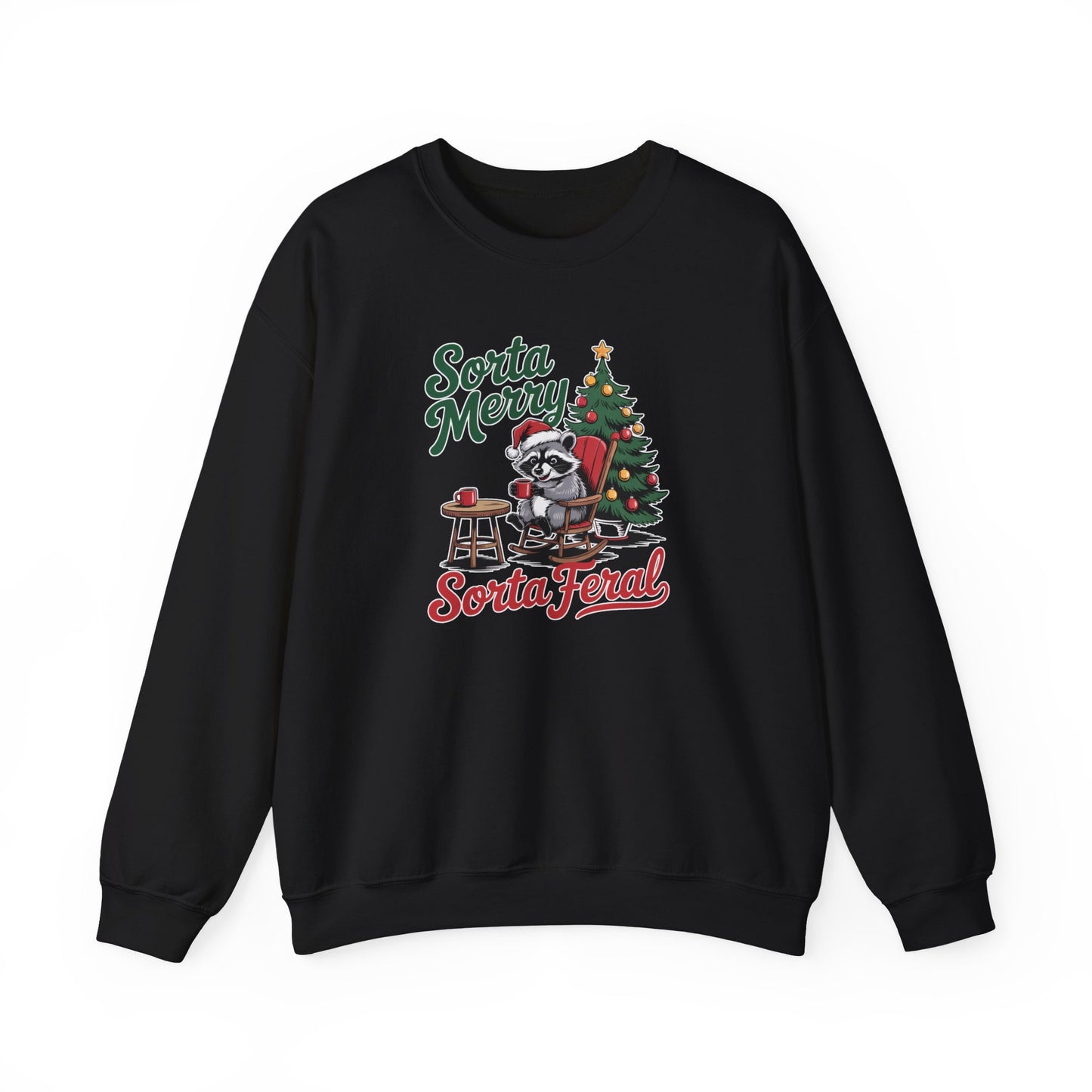 Sorta Merry Sorta Feral Graphic Sweatshirt