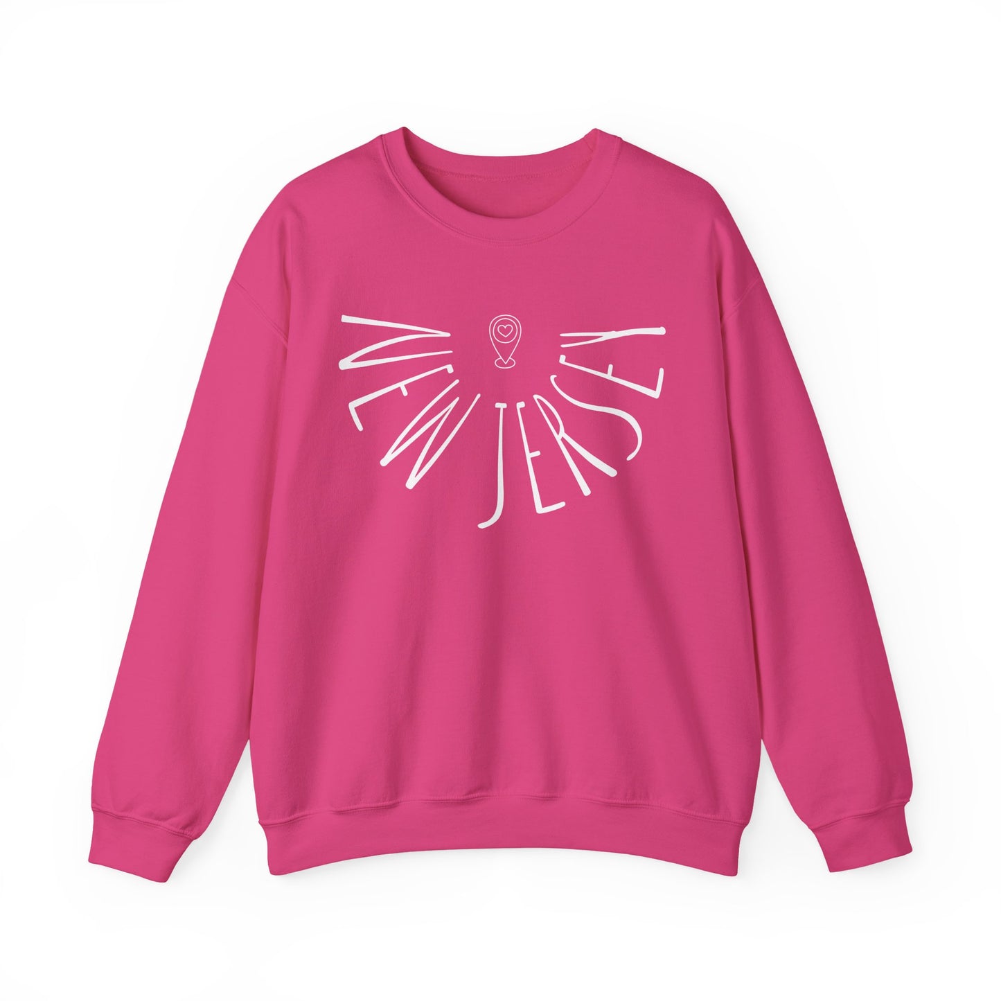 New Jersey Liquid Letters Graphic Sweatshirt
