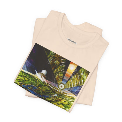 Space Colony's Windows, NASA 1970 Illustration Vintage Graphic T-Shirt