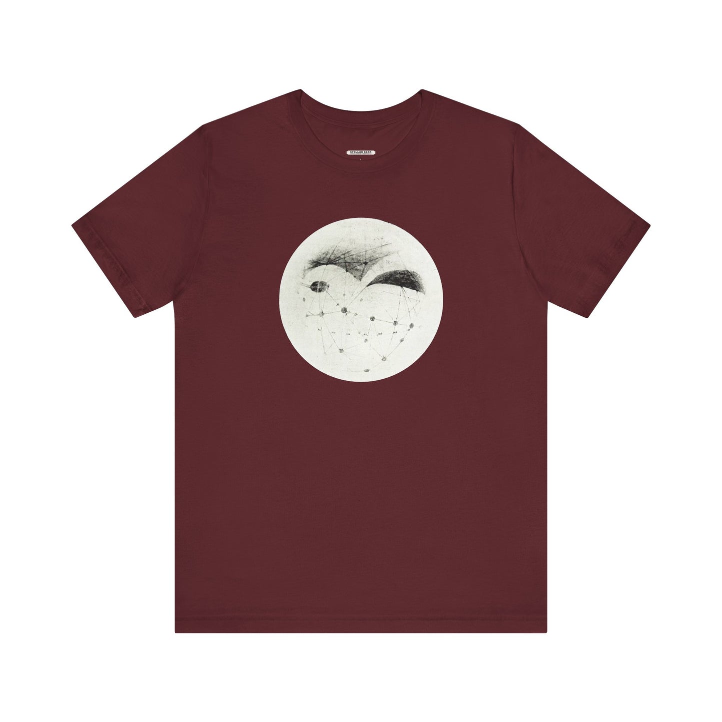 Longitude 120° on the Meridian of Mars 1895 Illustration Vintage Graphic T-Shirt