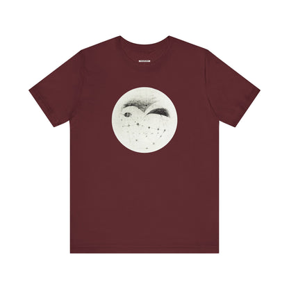 Longitude 120° on the Meridian of Mars 1895 Illustration Vintage Graphic T-Shirt