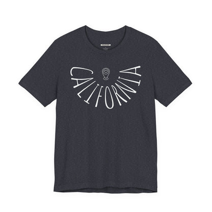 California Liquid Letters Graphic T-Shirt