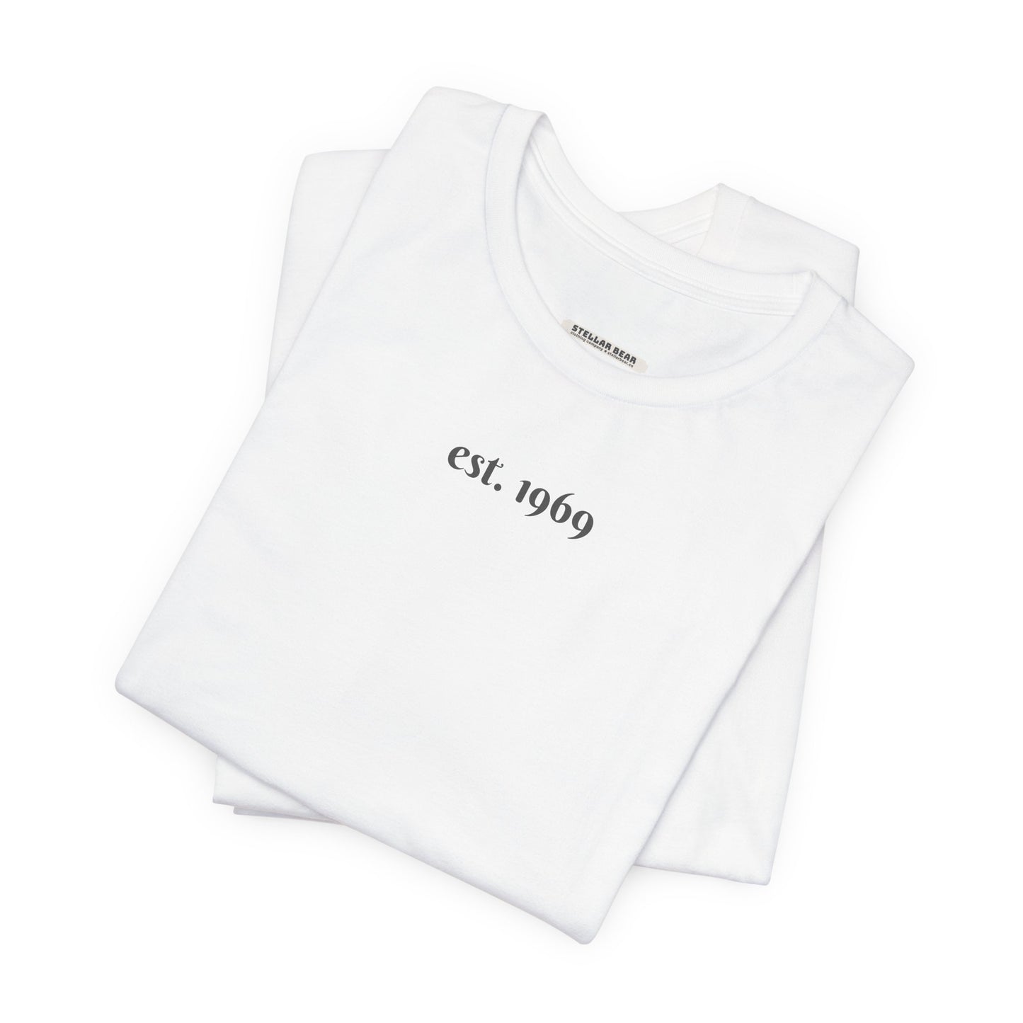 Est. (Personalized Year) Birthday Minimalist Style T-Shirt