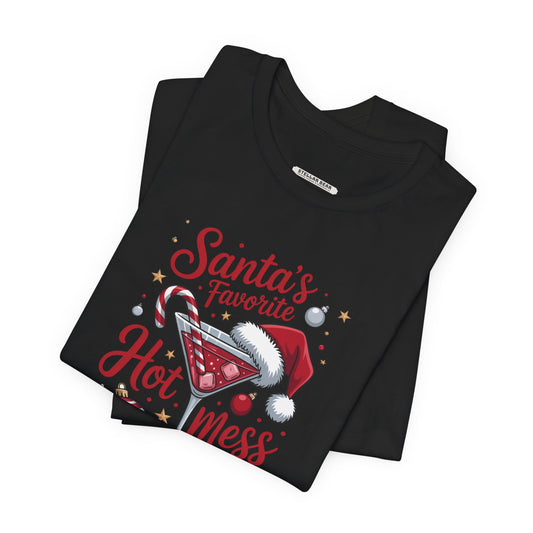 Santa's Hot Mess Graphic T-Shirt