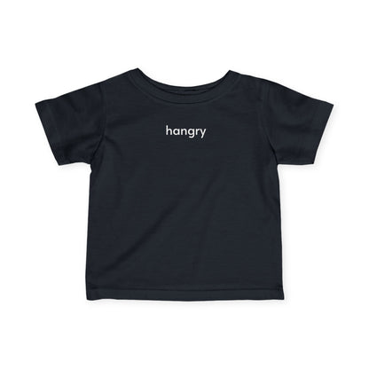 Hangry (Hungry + Angry) Baby/Toddler Minimalist Style T-Shirt