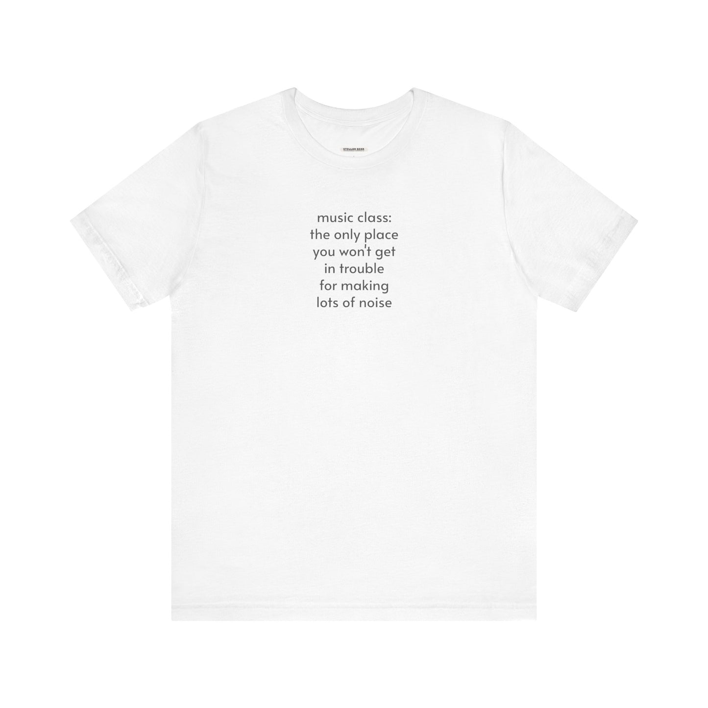 Music Class Make Noise Minimalist Style T-Shirt