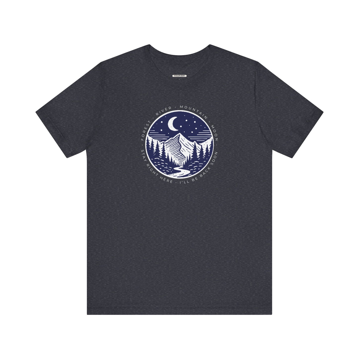 Forest River Mountain Moon Graphic T-Shirt