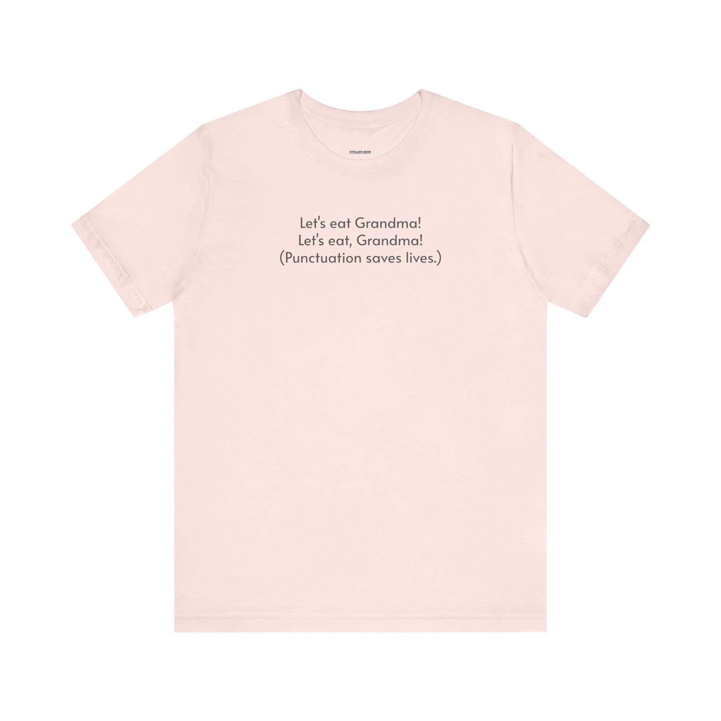 Punctuation Saves Lives Minimalist Style T-Shirt