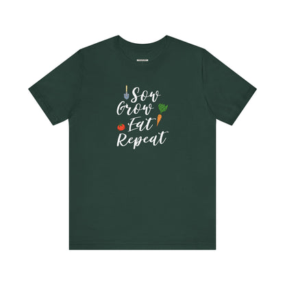 Sow Grow Eat Repeat Graphic T-Shirt