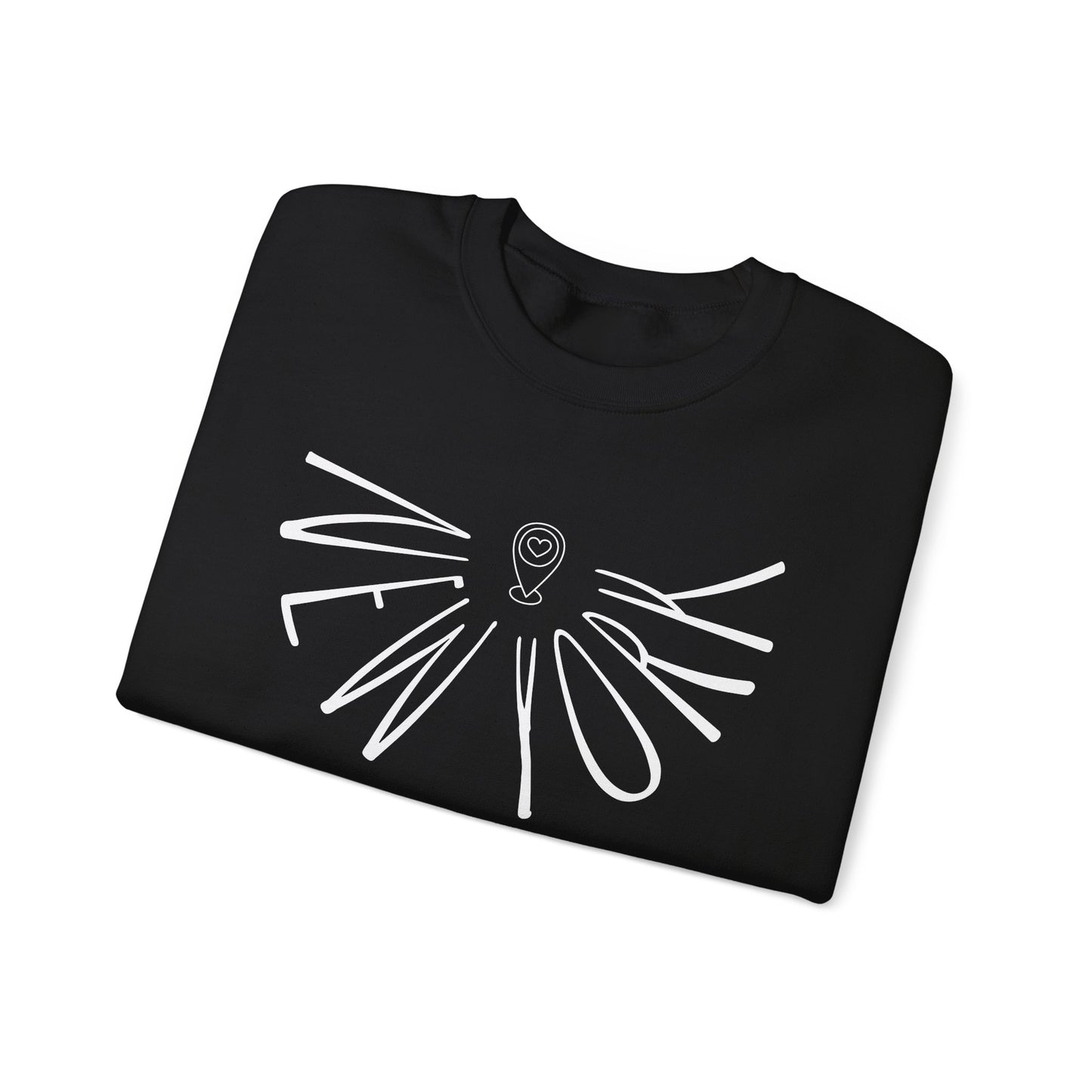 New York Liquid Letters Graphic Sweatshirt