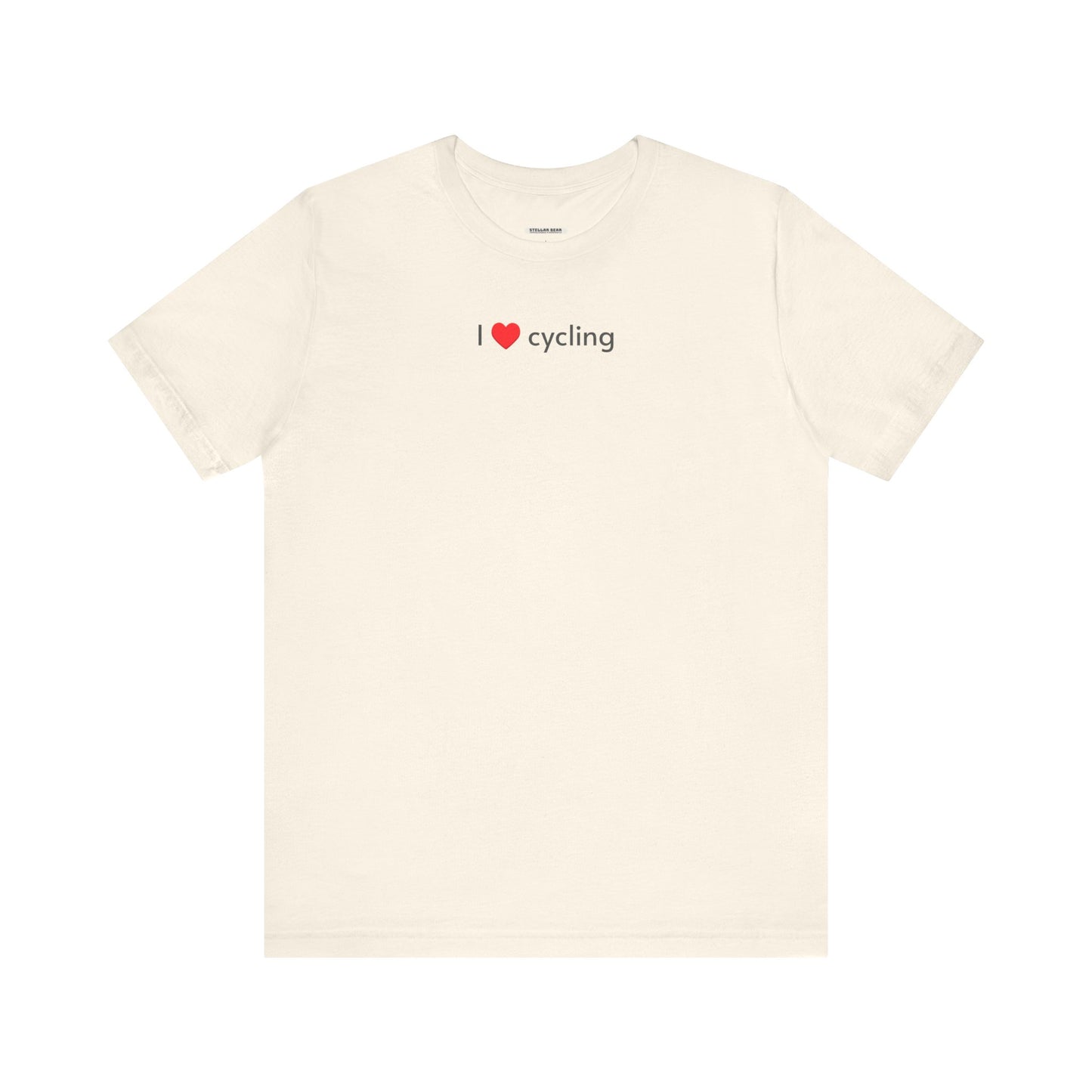 I Love Cycling Minimalist Style T-Shirt