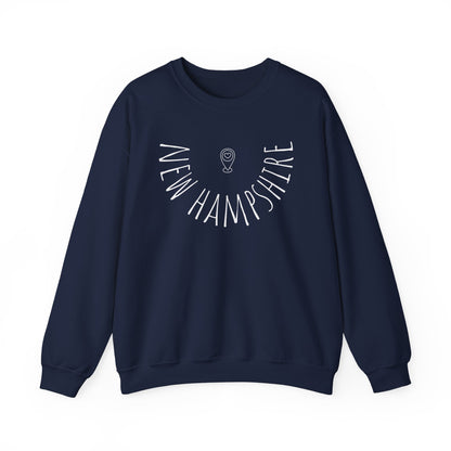 New Hampshire Liquid Letters Graphic Sweatshirt