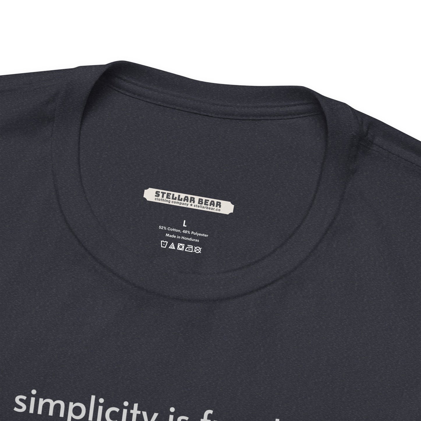 Simplicity is Freedom Minimalist Style T-Shirt