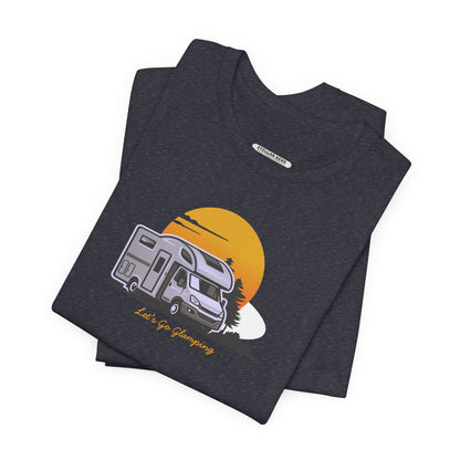 Let's Go Glamping RV Graphic T-Shirt