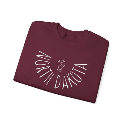 North Dakota Liquid Letters Graphic Sweatshirt