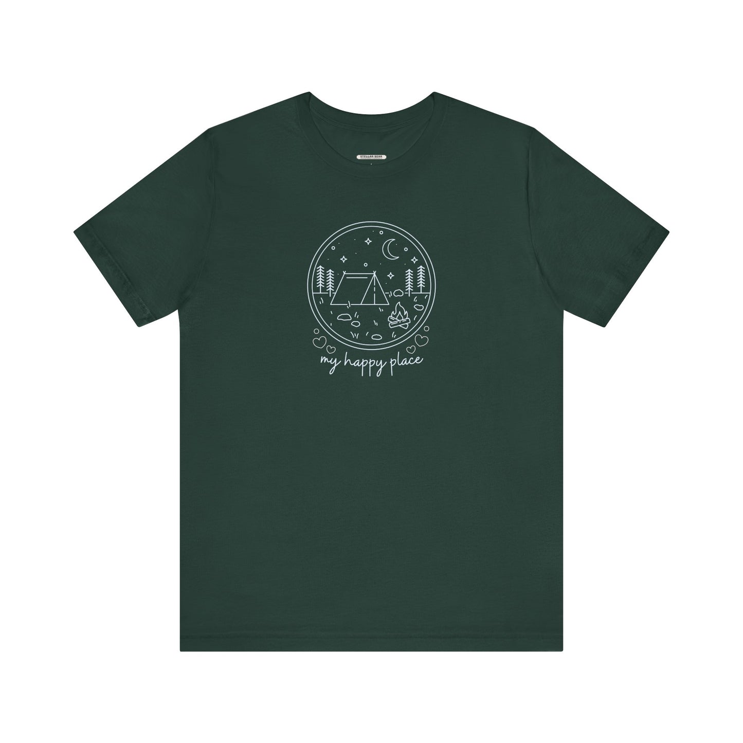 My Happy Place (Camping) Graphic T-Shirt