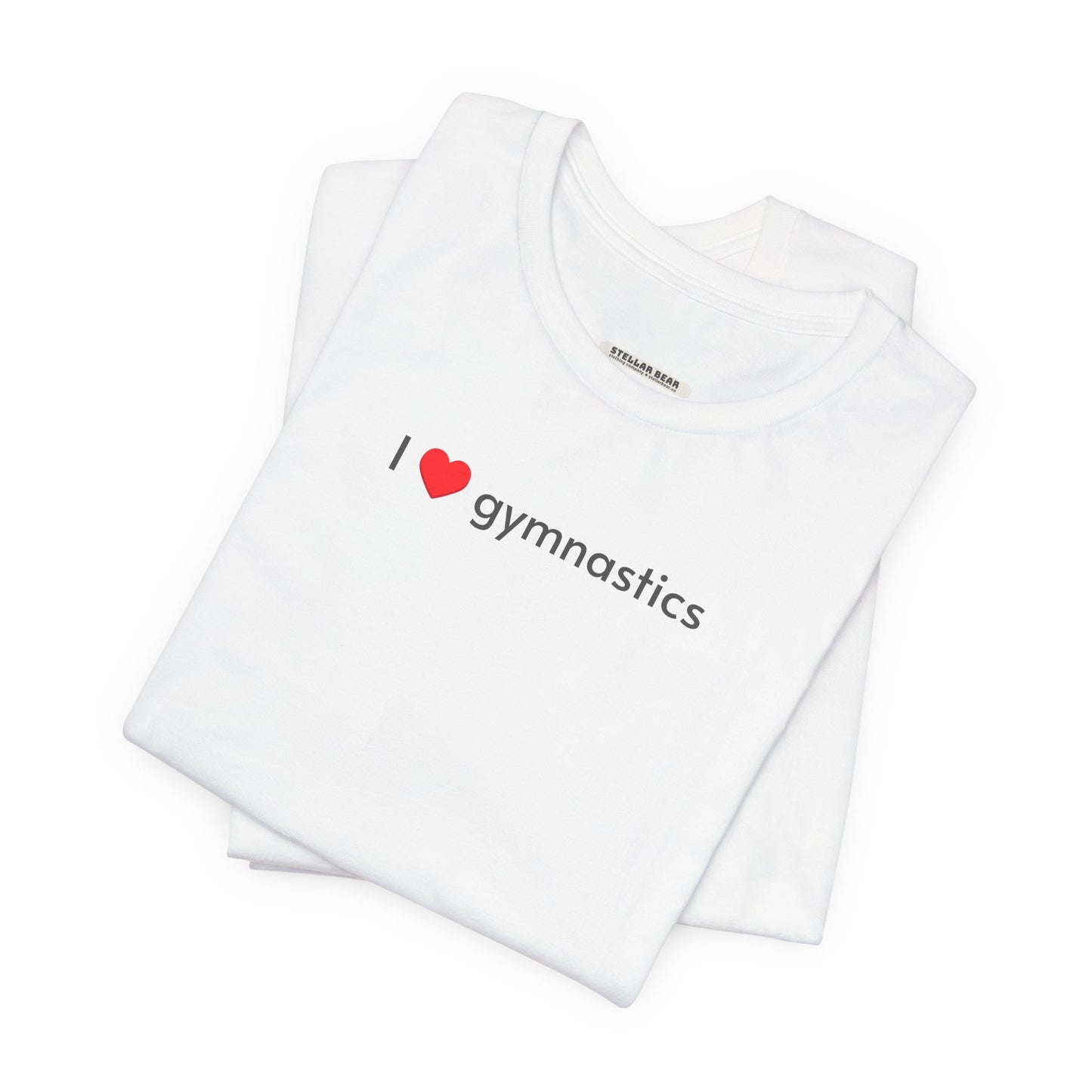 I Love Gymnastics Minimalist Style T-Shirt
