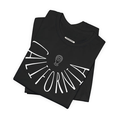 California Liquid Letters Graphic T-Shirt