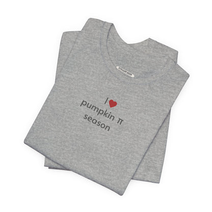 I Love Pumpkin Pi Season T-Shirt