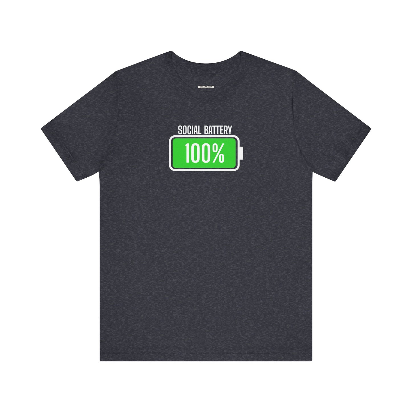 Social Battery 100% Graphic T-Shirt