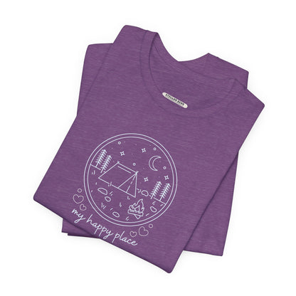 My Happy Place (Camping) Graphic T-Shirt