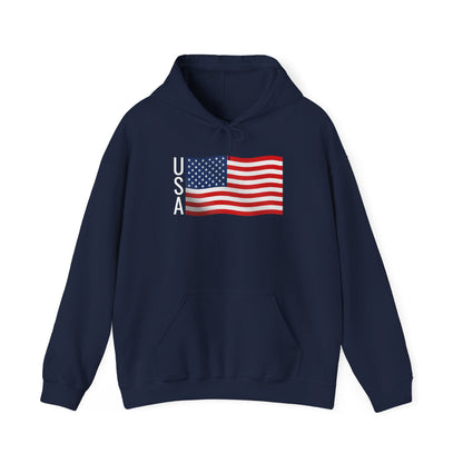 USA Flag Graphic Hoodie
