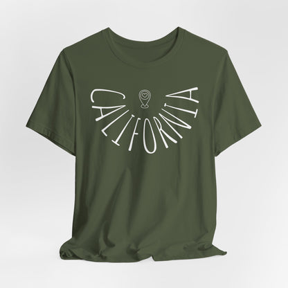 California Liquid Letters Graphic T-Shirt