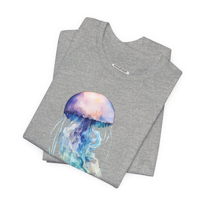Jellyfish Lavender Green Graphic T-Shirt