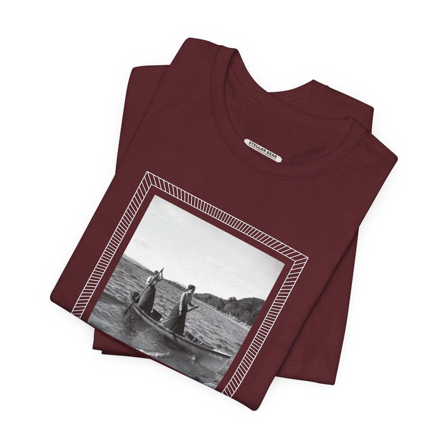 Ladies in a Canoe 1900 Vintage Graphic T-Shirt